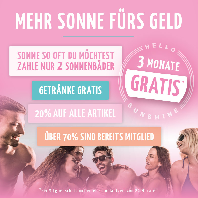 3 Monate gratis sonnen!