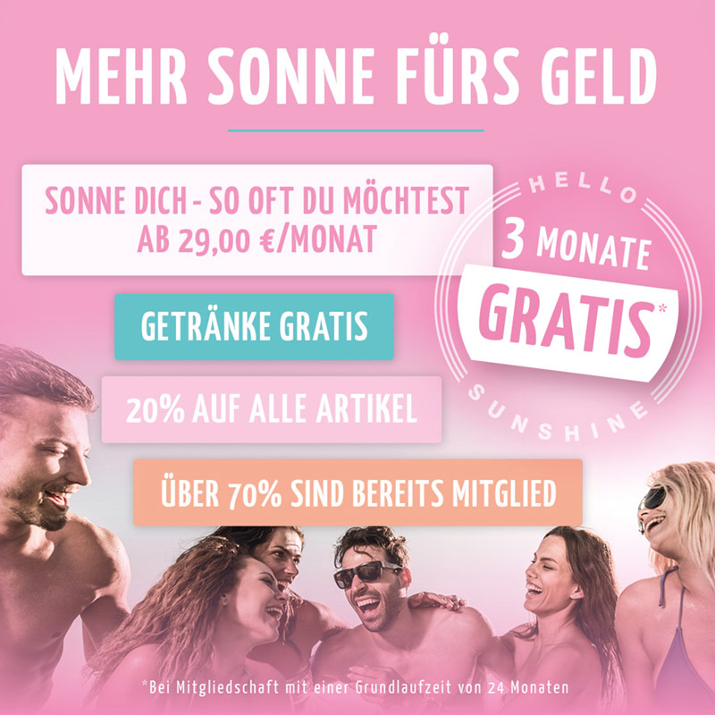3 Monate gratis sonnen!